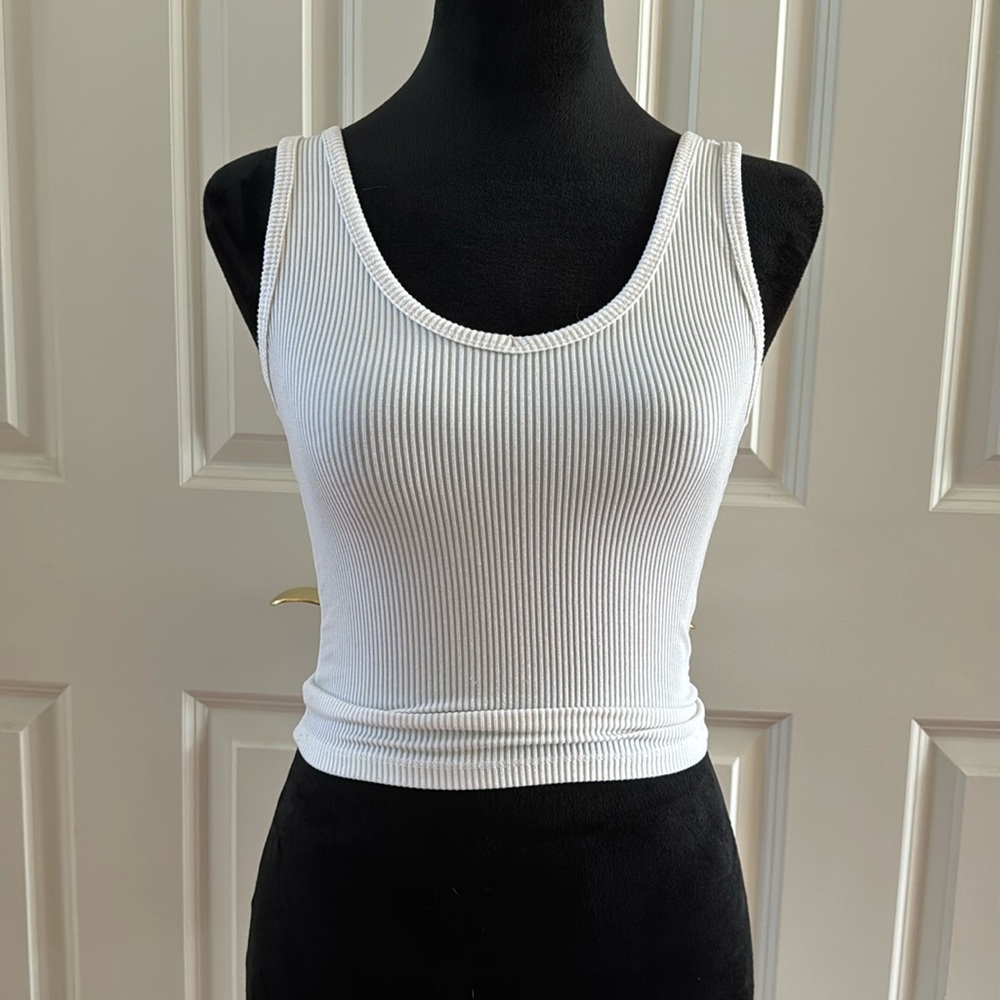 White tank top